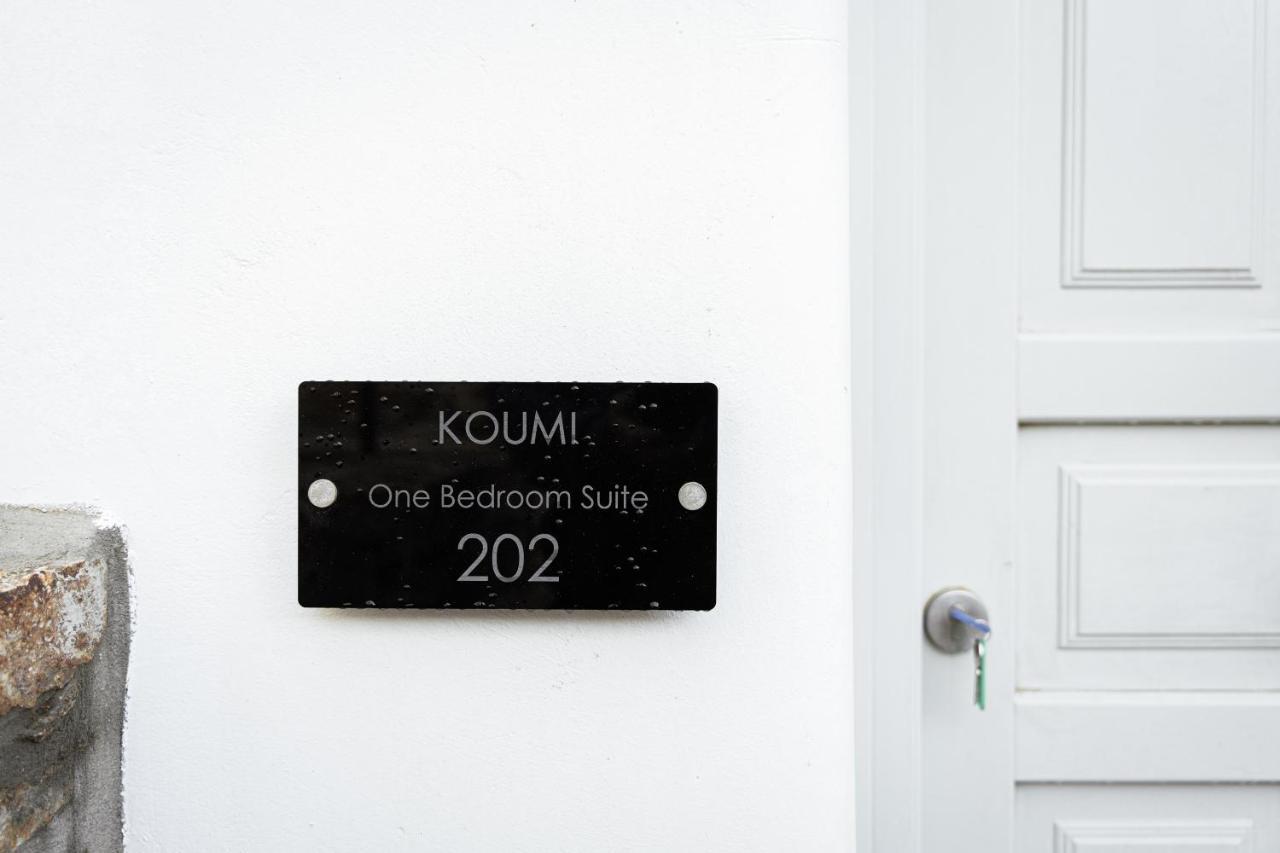 Koumi Homes Mykonos Ftelia  Bagian luar foto
