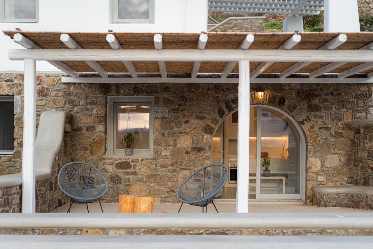 Koumi Homes Mykonos Ftelia  Bagian luar foto