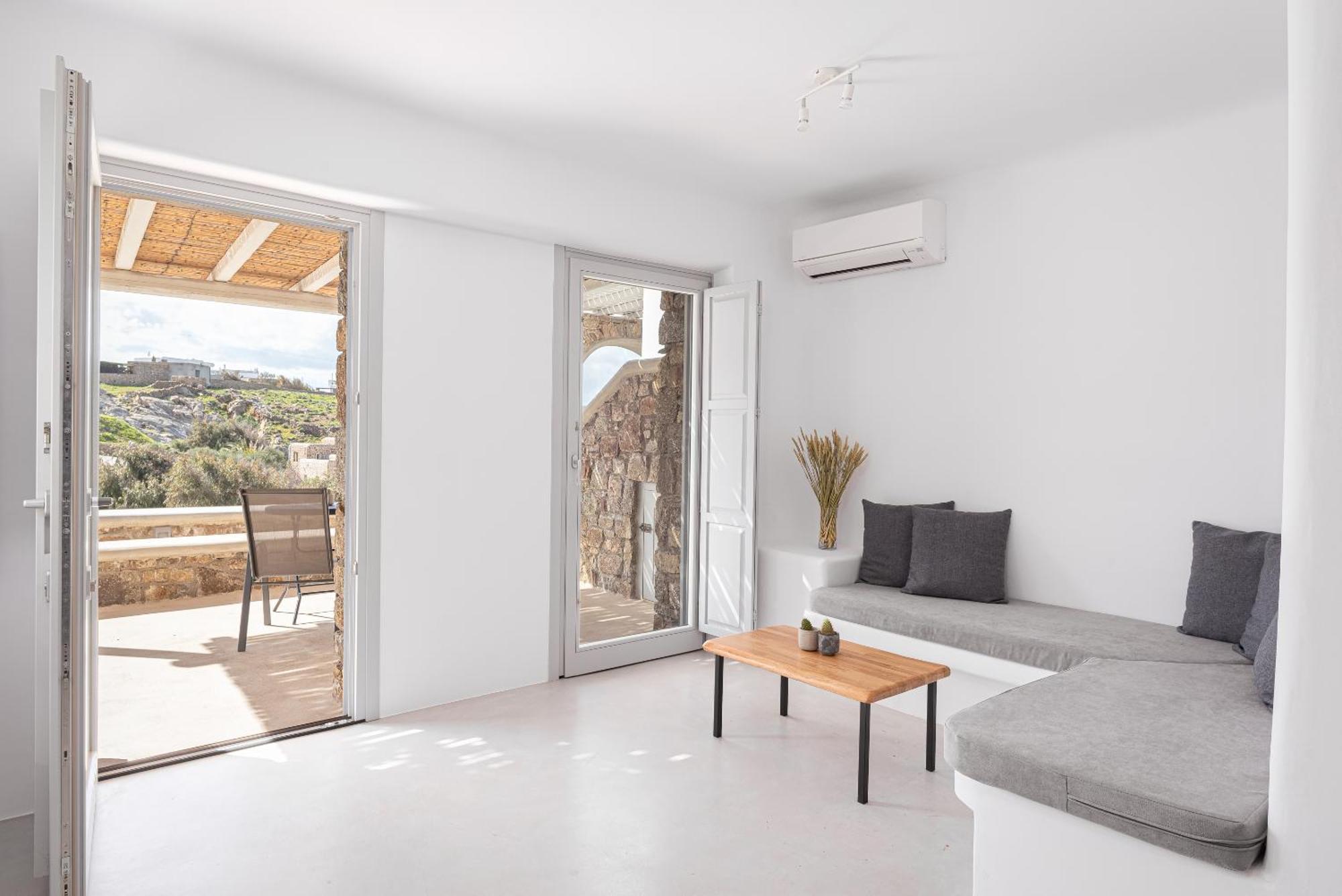 Koumi Homes Mykonos Ftelia  Bagian luar foto
