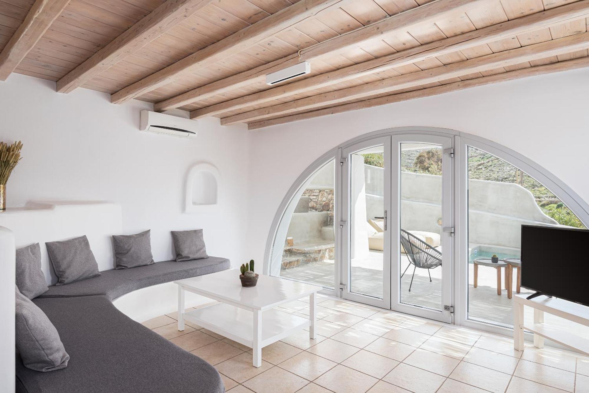 Koumi Homes Mykonos Ftelia  Bagian luar foto